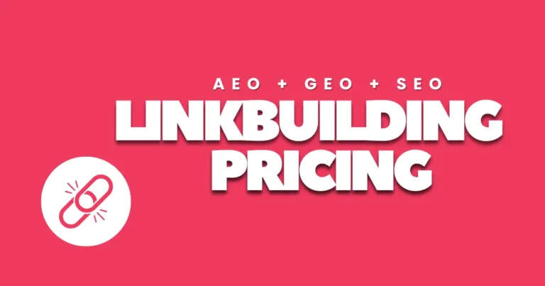 Link Building pricing 2026