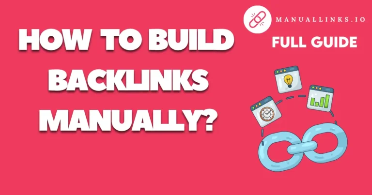 Build Backlinks Manually